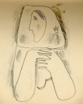 Woman with a flower in hair