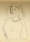 Woman with necklace