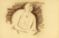 Sitting man