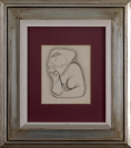 Woman with  a flower
